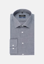 Shaped Business Hemd Druck in Grau |  Seidensticker Onlineshop