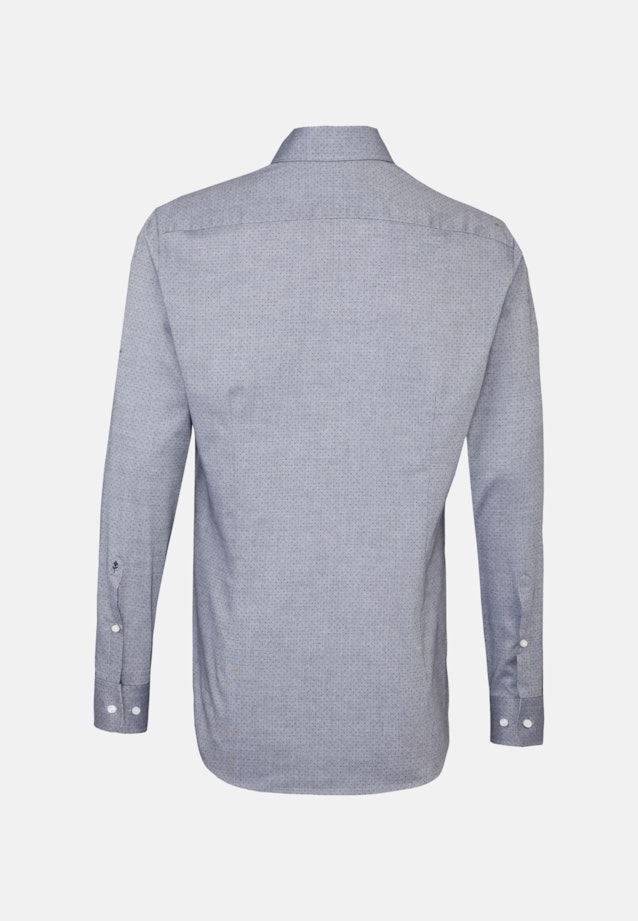 Shaped Business Hemd Druck in Grau |  Seidensticker Onlineshop