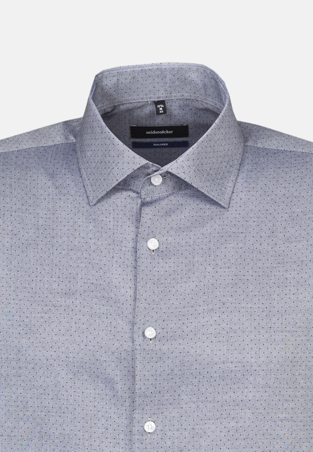 Shaped Business Hemd Druck in Grau |  Seidensticker Onlineshop