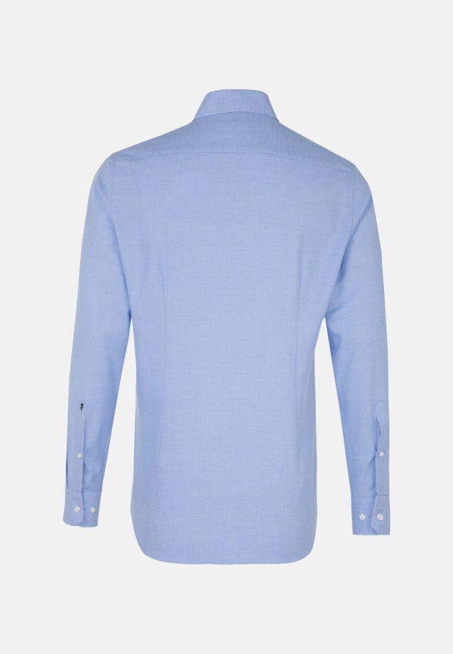 Easy-iron Structure Business Shirt in Shaped with Kent-Collar in Light Blue |  Seidensticker Onlineshop