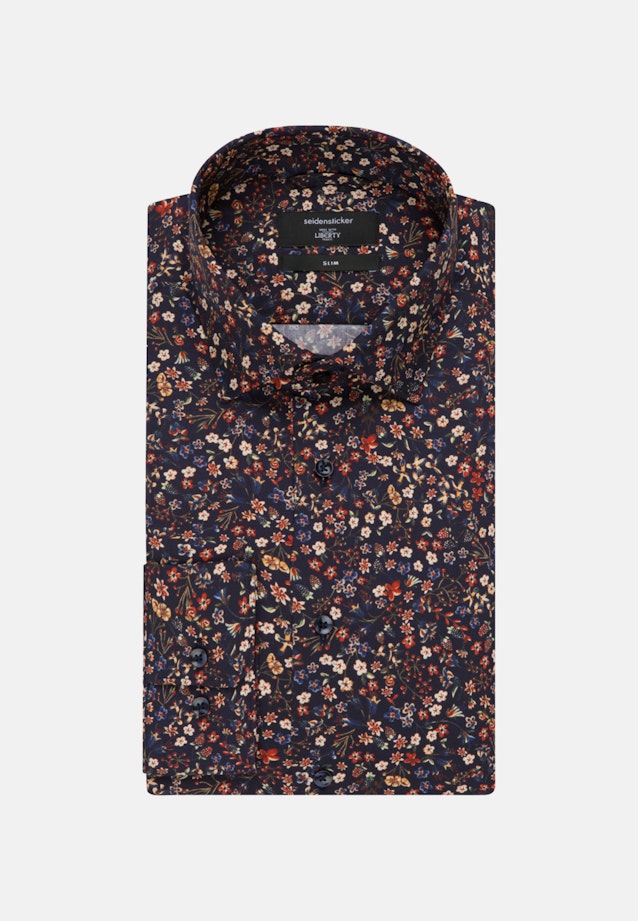 Slim Business Hemd Floral in Rot |  Seidensticker Onlineshop