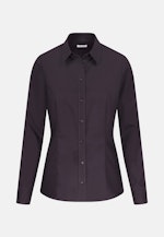 Hemdbluse mit Abnähern regular fit in Schwarz |  Seidensticker Onlineshop