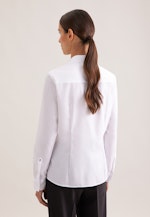Hemdbluse mit Abnähern regular fit in Weiß |  Seidensticker Onlineshop
