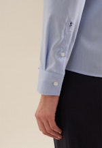 Non-iron Fil a fil Shirt Blouse in Light Blue |  Seidensticker Onlineshop