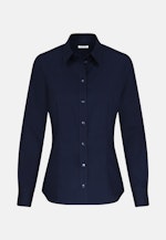 Hemdbluse mit Abnähern regular fit in Dunkelblau |  Seidensticker Onlineshop