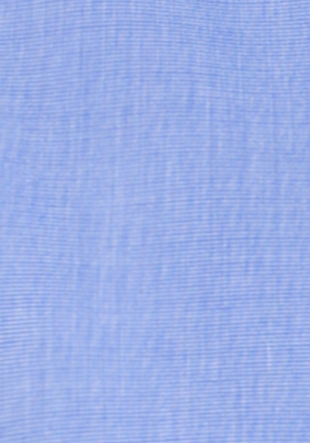 Non-iron Fil a fil Shirtblouse in Middelmatig Blauw |  Seidensticker Onlineshop