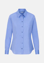 Hemdbluse mit Abnähern regular fit in Mittelblau |  Seidensticker Onlineshop