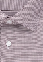 Shaped Business Shirt Pepita in Red |  Seidensticker Onlineshop