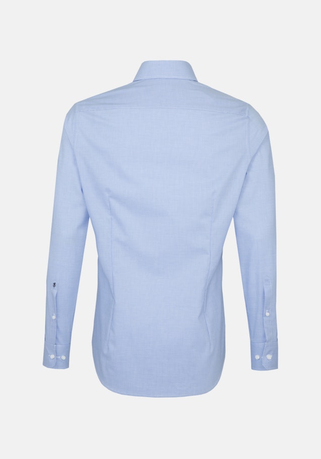 Non-iron Pepita Business overhemd in Shaped with Kentkraag in Lichtblauw |  Seidensticker Onlineshop