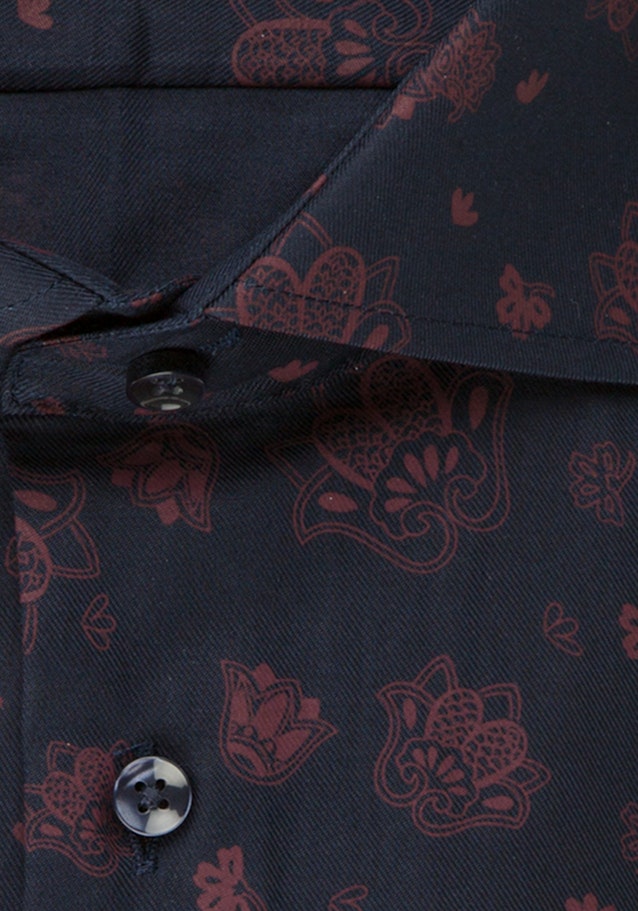 Popeline Business Hemd in Slim mit Kentkragen in Rot |  Seidensticker Onlineshop
