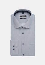 Comfort Business Hemd Streifen in Dunkelblau |  Seidensticker Onlineshop