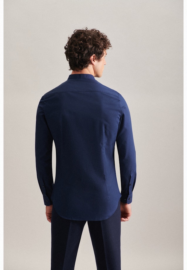 Slim Business Hemd Uni in Dunkelblau |  Seidensticker Onlineshop