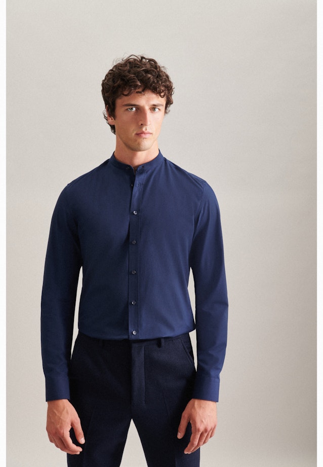 Slim Business shirt Uni in Dark Blue |  Seidensticker Onlineshop