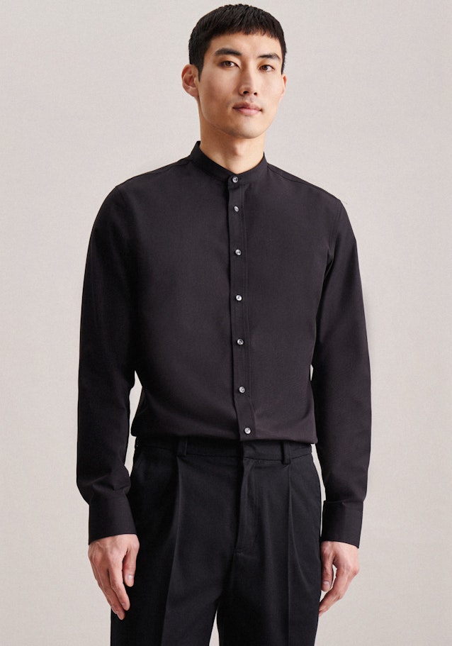 Slim Business Hemd Uni in Schwarz | Seidensticker Onlineshop