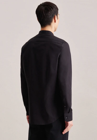 Slim Business Hemd Uni in Schwarz |  Seidensticker Onlineshop