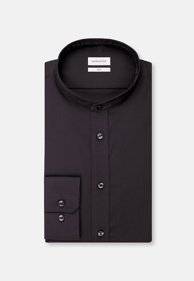 Slim Business shirt Uni in Black | Seidensticker online shop