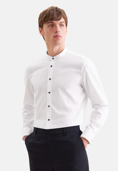 Slim Business shirt Uni in White |  Seidensticker Onlineshop