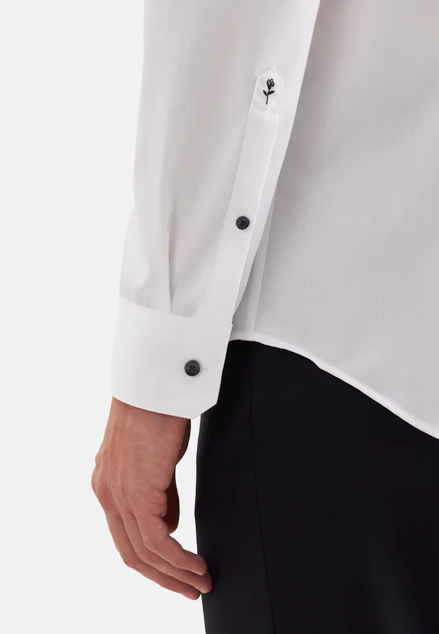 Slim Business shirt Uni in White |  Seidensticker Onlineshop