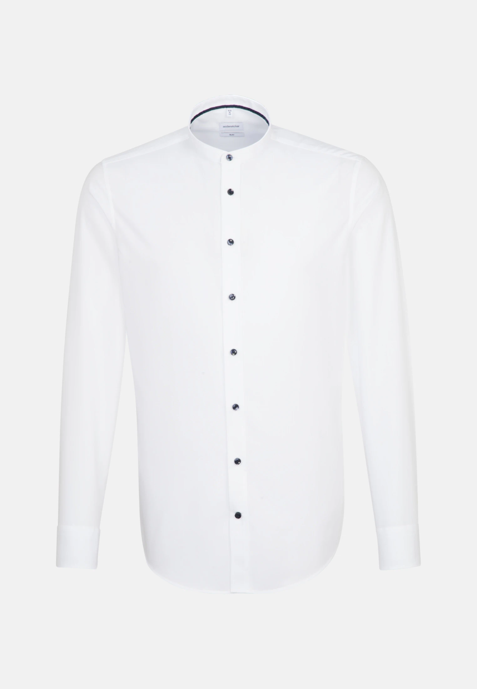 Slim Business Hemd Uni Weiß