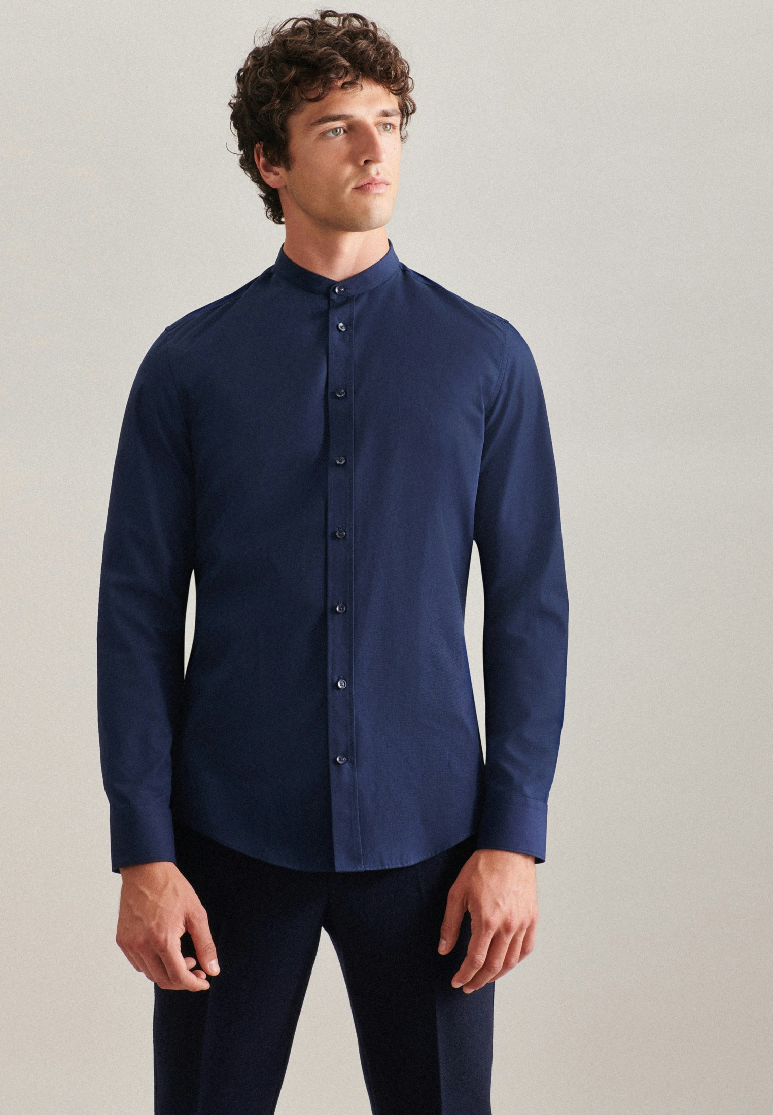 Chemise col haut discount homme