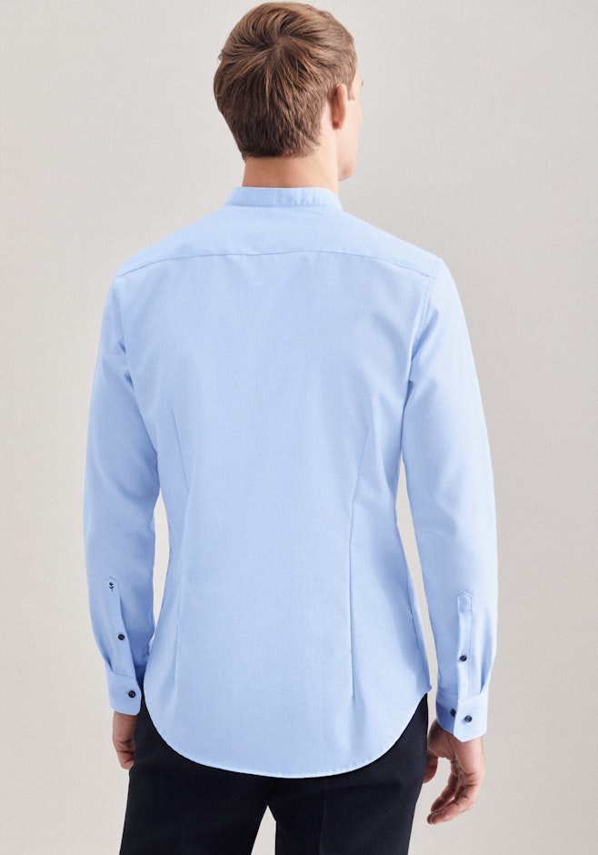 Slim Business Hemd Uni in Mittelblau | Seidensticker Onlineshop