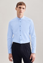 Slim Business Hemd Uni in Mittelblau |  Seidensticker Onlineshop