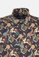 Shaped Business Hemd Druck in Grün |  Seidensticker Onlineshop