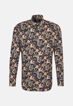 Shaped Business Hemd Druck in Grün |  Seidensticker Onlineshop