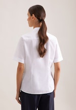 Halbarm Hemdbluse regular fit in Weiß |  Seidensticker Onlineshop