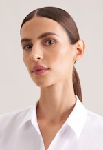 Halbarm Hemdbluse regular fit in Weiß |  Seidensticker Onlineshop