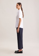 Halbarm Hemdbluse regular fit in Weiß |  Seidensticker Onlineshop