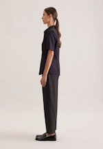 Halbarm Hemdbluse regular fit in Schwarz |  Seidensticker Onlineshop