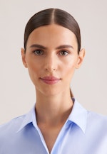 Halbarm Hemdbluse regular fit in Hellblau |  Seidensticker Onlineshop