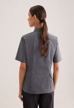 Halbarm Hemdbluse regular fit in Grau |  Seidensticker Onlineshop