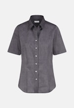 Halbarm Hemdbluse regular fit in Grau |  Seidensticker Onlineshop