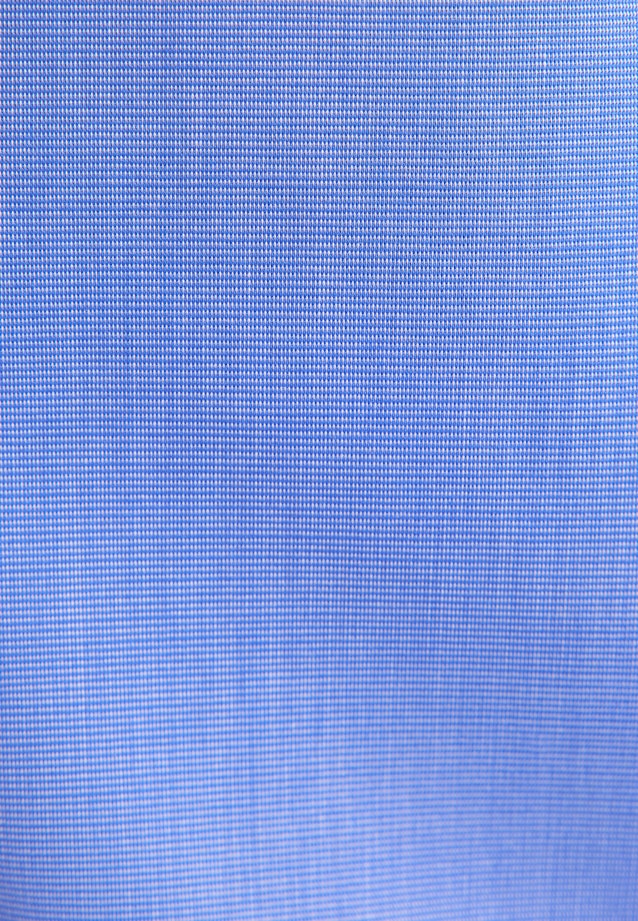 Halbarm Hemdbluse regular fit in Mittelblau |  Seidensticker Onlineshop