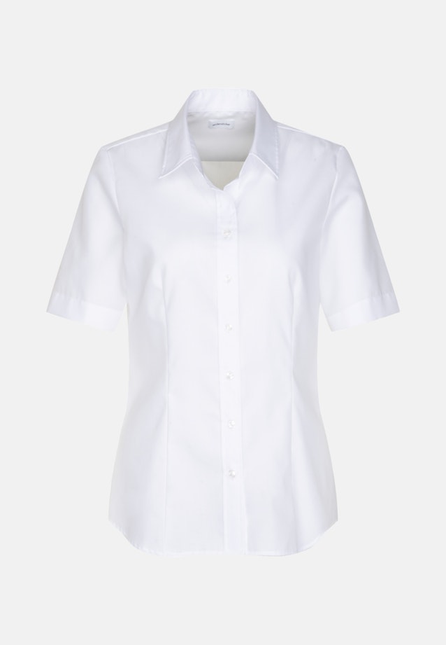 Collar Shirt Blouse in White |  Seidensticker Onlineshop