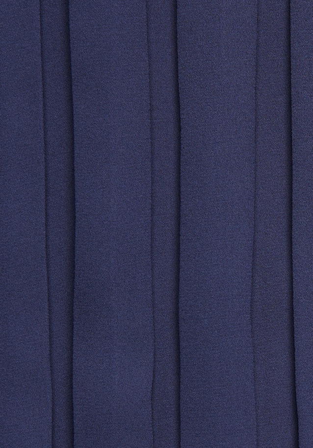 Long sleeve Crepe Shirt Blouse in Dark Blue |  Seidensticker Onlineshop