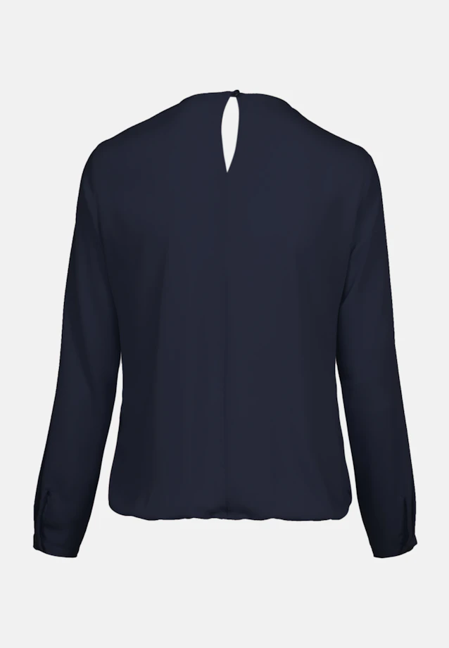 Shirtbluse Uni in Dunkelblau |  Seidensticker Onlineshop