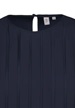 Shirtbluse Uni in Dunkelblau |  Seidensticker Onlineshop