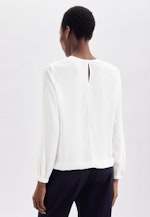 Regular Shirtbluse Uni in Ecru |  Seidensticker Onlineshop