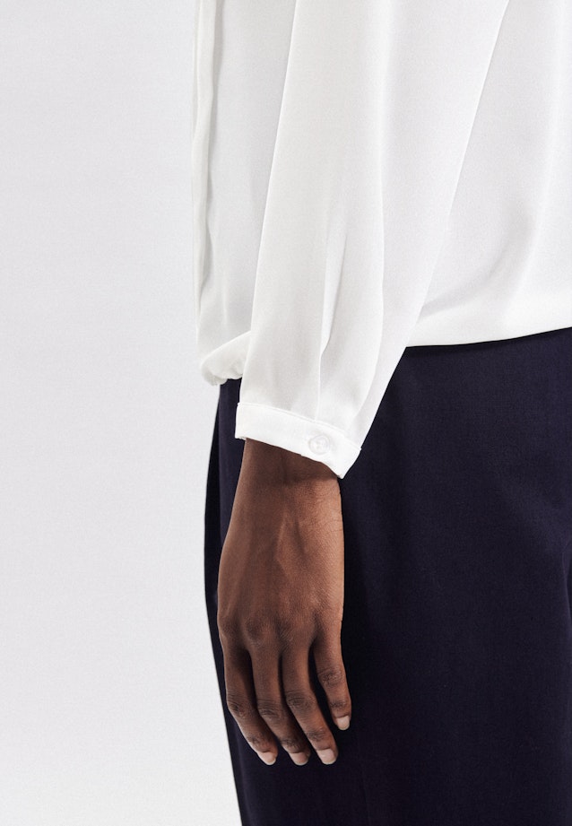 Chemisier Uni in Ecru |  Seidensticker Onlineshop