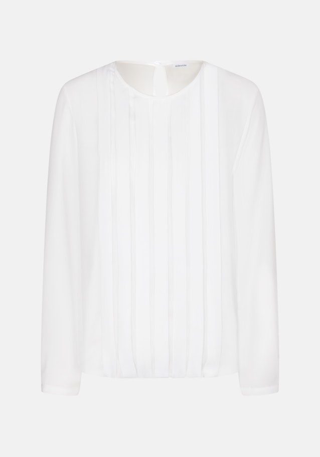Regular Shirtbluse Uni in Ecru | Seidensticker Onlineshop