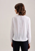 Shirtbluse Uni in Weiß |  Seidensticker Onlineshop