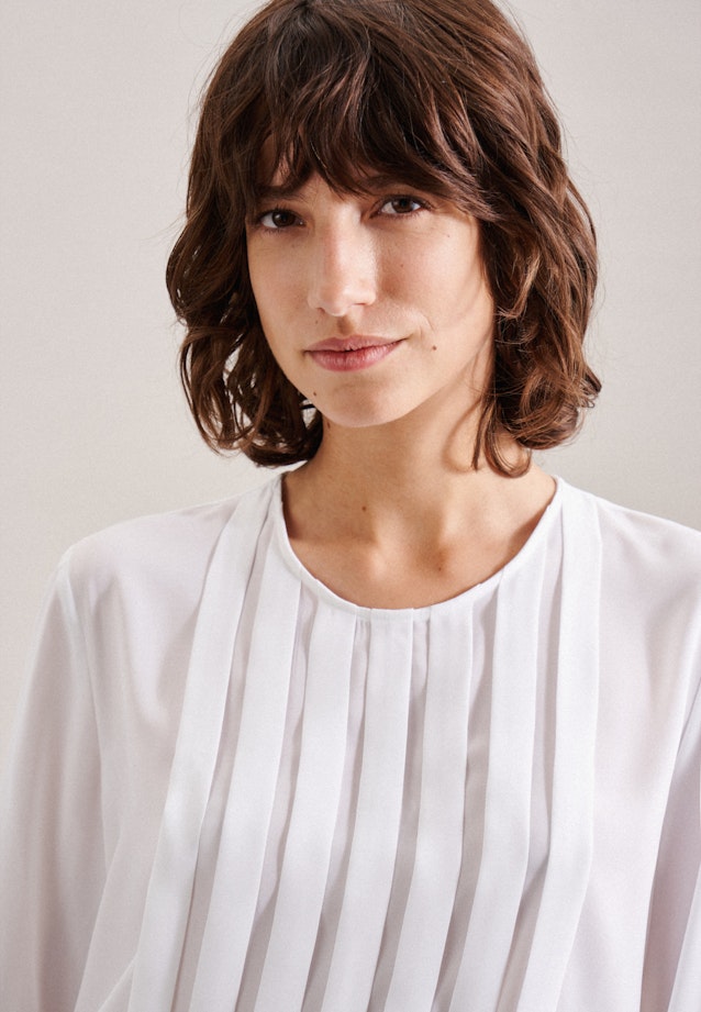 Shirt Blouse Uni in White |  Seidensticker Onlineshop