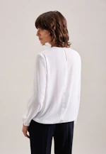 Shirtbluse Uni in Weiß |  Seidensticker Onlineshop