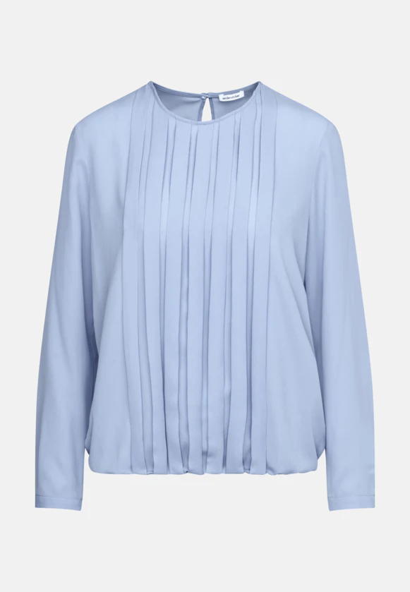 Shirt Blouse Uni in Light Blue |  Seidensticker Onlineshop