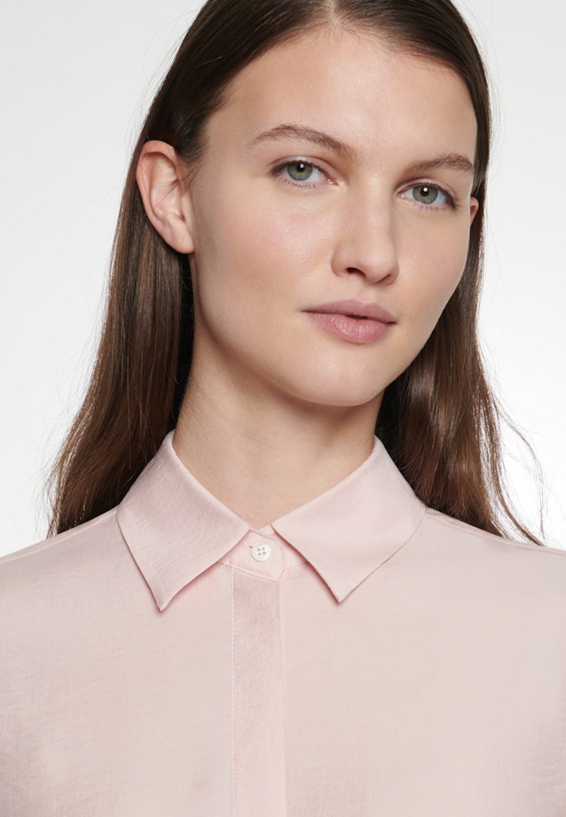 Regular fit Hemdbluse Uni in Rosa/Pink |  Seidensticker Onlineshop