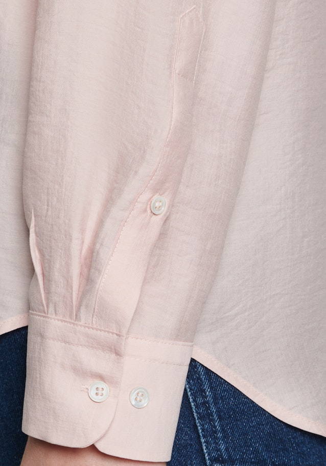 Lange mouwen Twill Shirtblouse in Roze/Pink |  Seidensticker Onlineshop
