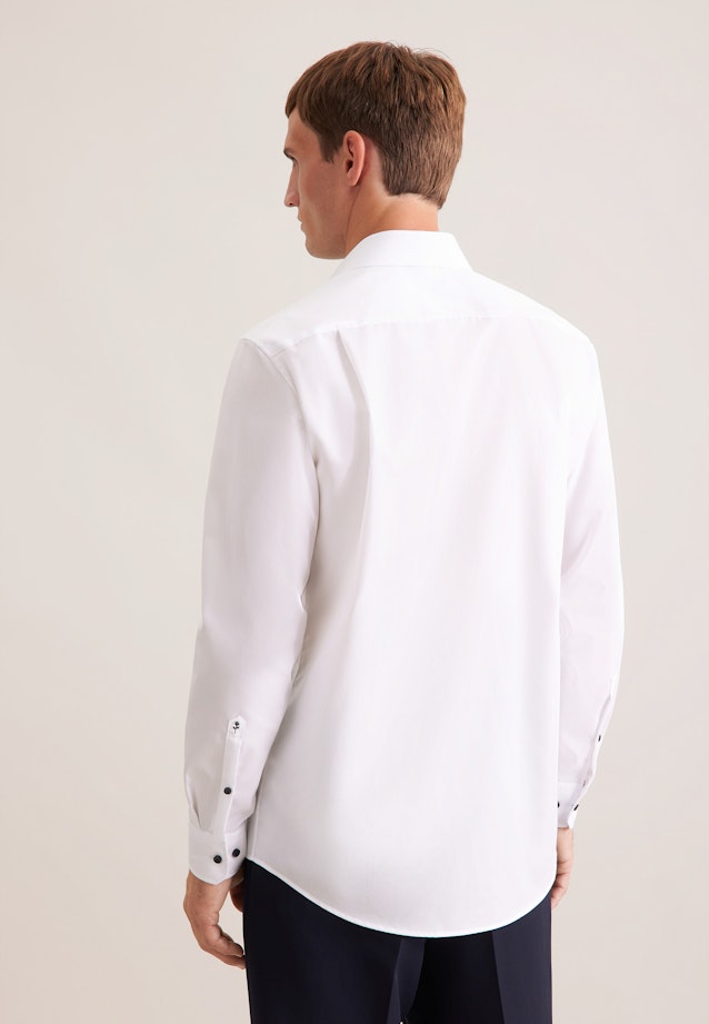 Regular Business shirt Uni in White |  Seidensticker Onlineshop